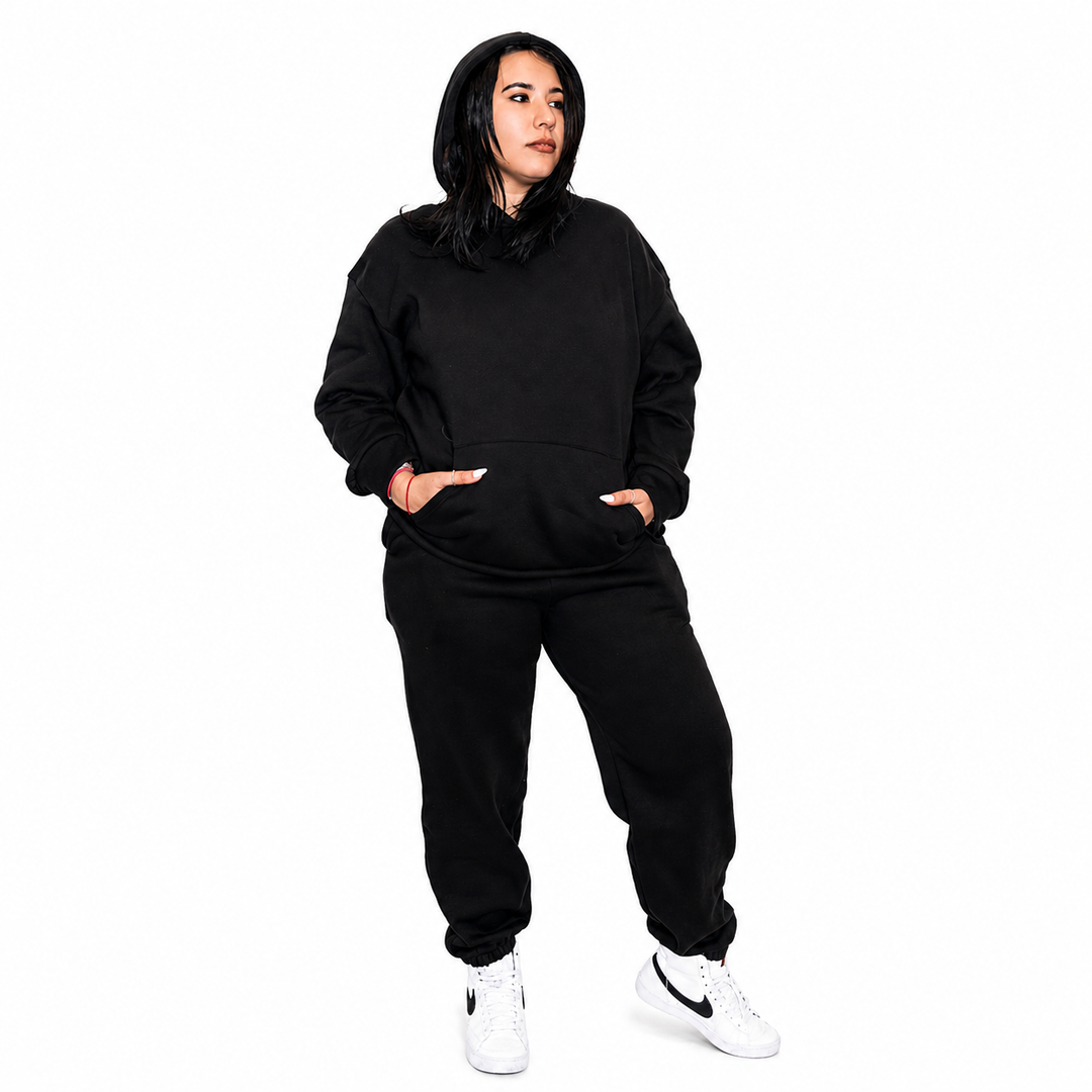 Women Oversized Tracksuit Set 2 Piece Fleece Hoodie and Sweatpants – Fall Winter Lounge Outfit