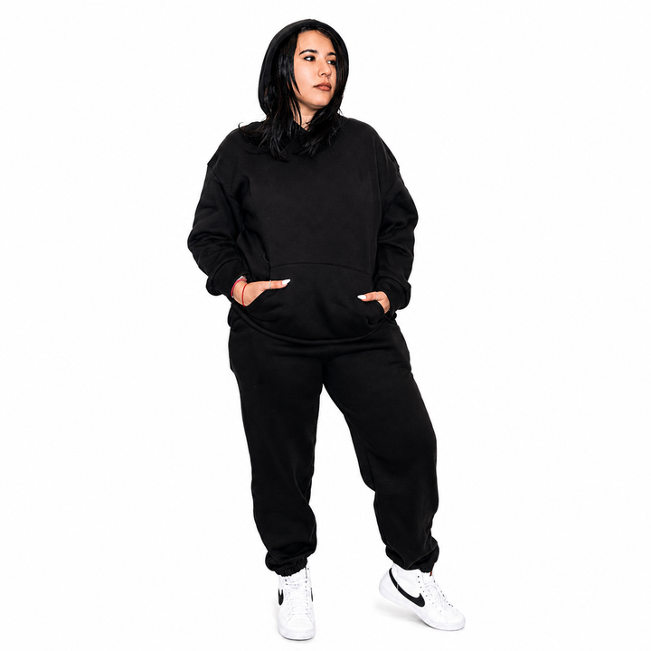 Women Oversized Tracksuit Set 2 Piece Fleece Hoodie and Sweatpants – Fall Winter Lounge Outfit