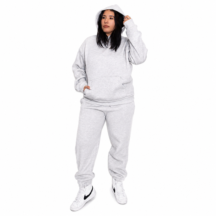 Women Oversized Tracksuit Set 2 Piece Fleece Hoodie and Sweatpants – Fall Winter Lounge Outfit