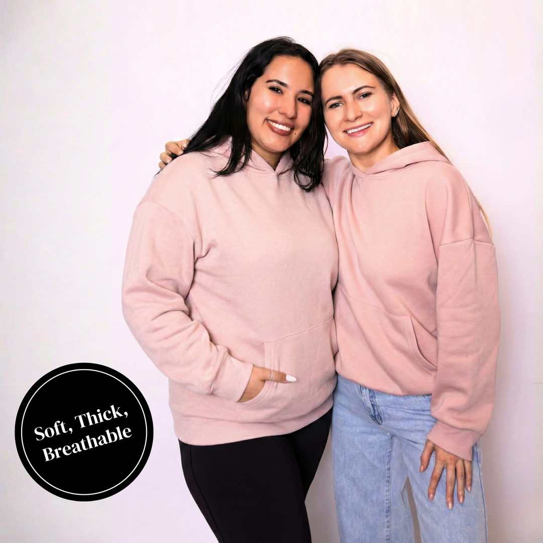 Women Oversized Hoodie Sweatshirt – Fleece Pullover for Fall Winter, Cozy Lounge Airport Travel Sweater, Soft Casual Fashion Top