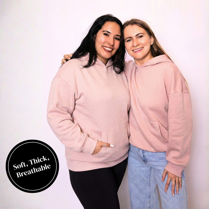 Women Oversized Hoodie Sweatshirt – Fleece Pullover for Fall Winter, Cozy Lounge Airport Travel Sweater, Soft Casual Fashion Top