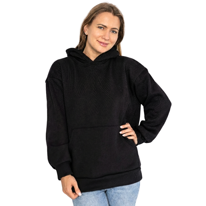 Women Oversized Hoodie Sweatshirt – Fleece Pullover for Fall Winter, Cozy Lounge Airport Travel Sweater, Soft Casual Fashion Top