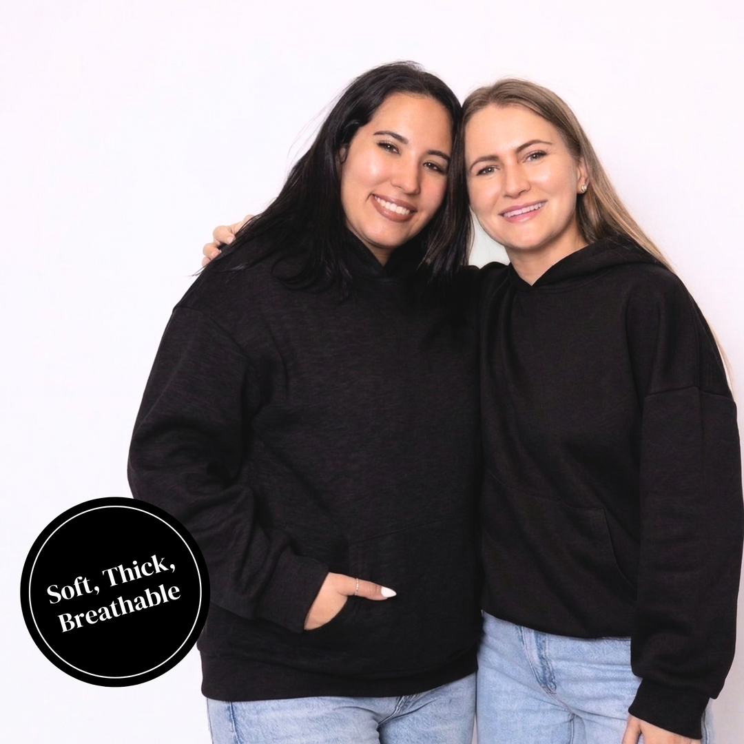 Women Oversized Hoodie Sweatshirt – Fleece Pullover for Fall Winter, Cozy Lounge Airport Travel Sweater, Soft Casual Fashion Top