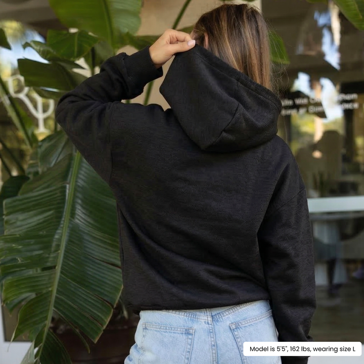 Women Oversized Hoodie Sweatshirt – Fleece Pullover for Fall Winter, Cozy Lounge Airport Travel Sweater, Soft Casual Fashion Top