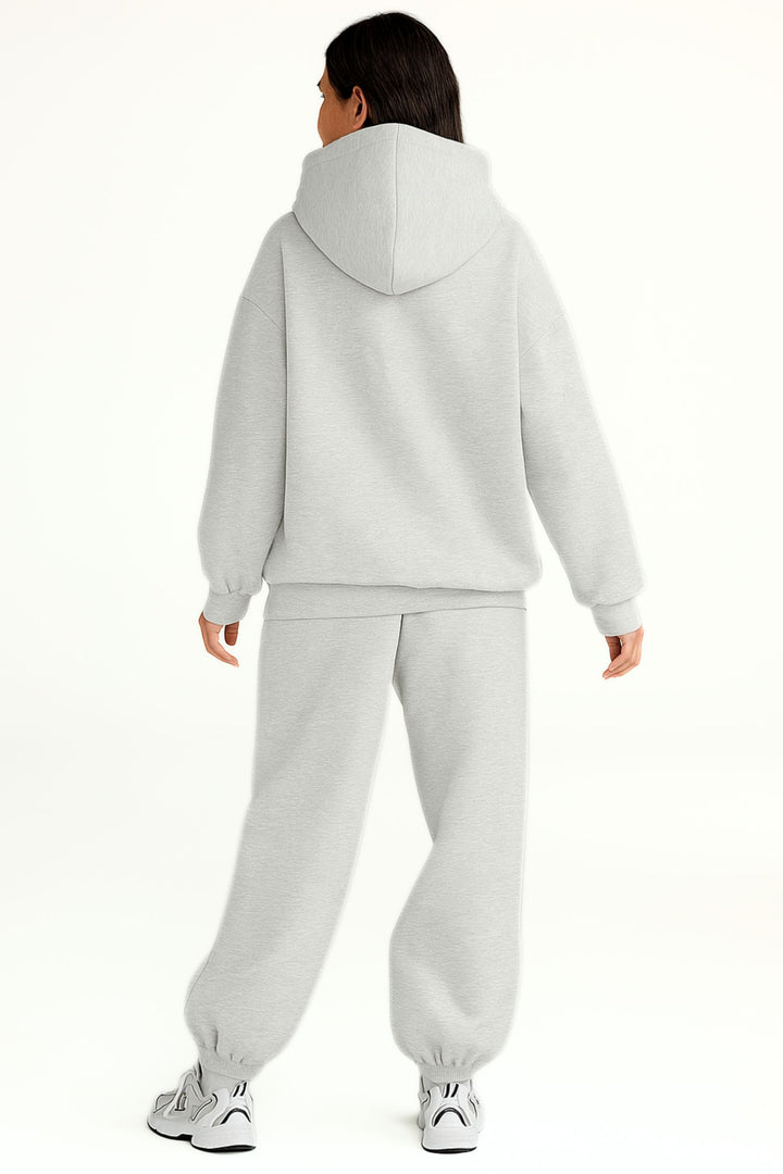 Women Oversized Tracksuit Set 2 Piece Fleece Hoodie and Sweatpants – Fall Winter Lounge Outfit