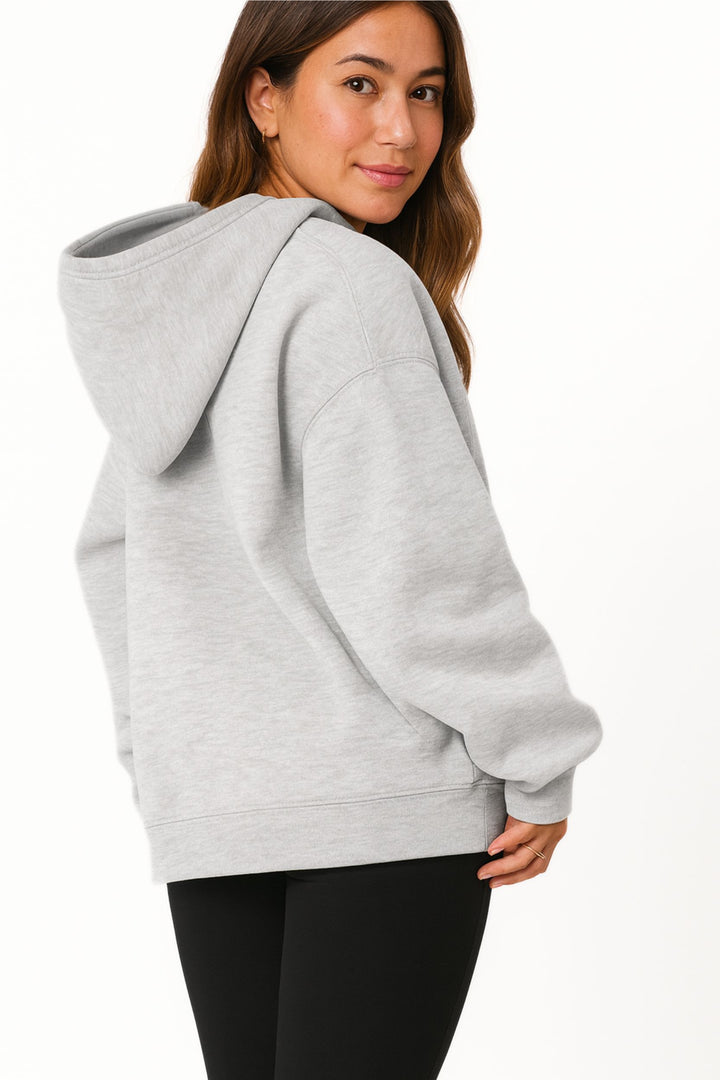 Women Oversized Hoodie Sweatshirt – Fleece Pullover for Fall Winter, Cozy Lounge Airport Travel Sweater, Soft Casual Fashion Top