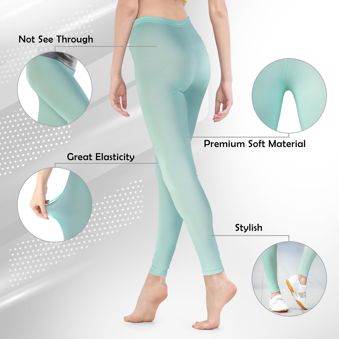 [3 Pack] Tie Dye Leggings for Women Athletic Casual Lounge and Yoga Pants Double Brushed 4-Way Stretch Ultimate Comfort and Buttery Soft Feel